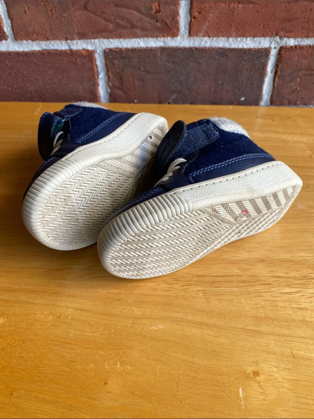 Carter's Navy Blue and White Kids Sneakers